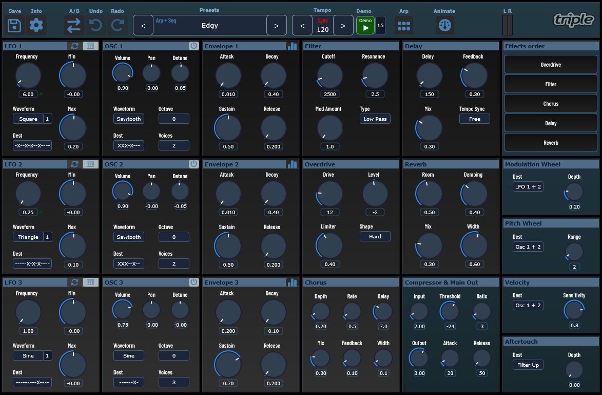 Triple Synth 1